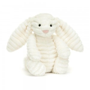 Animals Jellycat Bashful Luxe Bunny Nimbus 31cm x 12cm x 9cm Blancos | México 9581VMBRQ