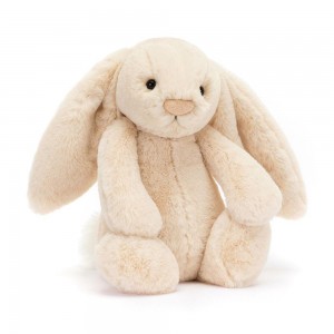 Animals Jellycat Bashful Luxe Bunny Willow 31cm x 12cm x 9cm Beige | México 4780BOSIQ