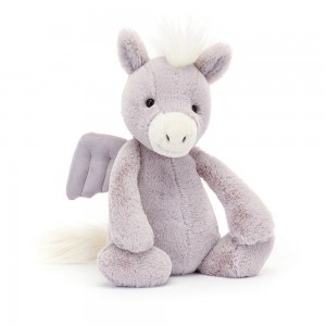 Animals Jellycat Bashful Pegasus 31cm x 12cm x 9cm Morados | México 1746WYVBI