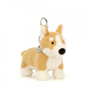 Animals Jellycat Betty Corgi 12cm x 5cm x 10cm Amarillos | México 4192HSAWI