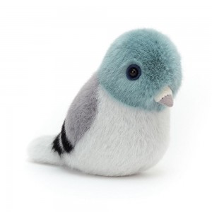 Animals Jellycat Birdling Pigeon 10cm x 7cm x 9cm Grises | México 7183YLMVB