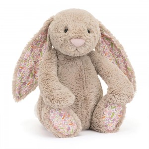 Animals Jellycat Blossom Bunny 'Petal' 31cm x 12cm x 9cm Beige | México 2039MWAVE