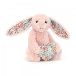 Animals Jellycat Blossom Heart Bunny 31cm x 12cm x 9cm Rosas | México 1560MNOJT