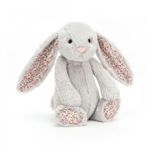 Animals Jellycat Blossom Silver Bunny 31cm x 12cm x 9cm Grises | México 2570TWMPZ