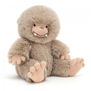 Animals Jellycat Bo Bigfoot 28cm x 18cm x 12cm Beige | México 1752DXWFI