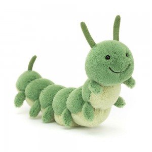 Animals Jellycat Carys Caterpillar 13cm x 5cm x 24cm Verdes | México 3682UIVLS