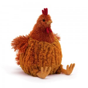 Animals Jellycat Cecile Chicken 23cm x 10cm x 13cm Marrom | México 2746TJPNV