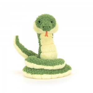 Animals Jellycat Cizi Snake 27cm x 22cm x 19cm Verdes | México 5319JZOFY
