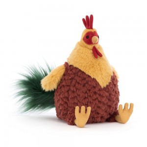 Animals Jellycat Cluny Cockerel 26cm x 12cm x 15cm Marrom | México 3742JRGMY