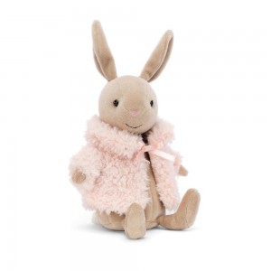 Animals Jellycat Comfy Coat Bunny 18cm x 7cm x 6cm Beige | México 5123NUBYF