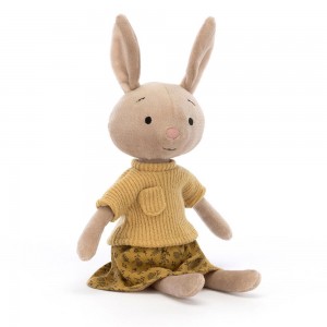 Animals Jellycat Coquette Cutie Bunny 24cm x 6cm x 4cm Beige | México 3617EIKQF