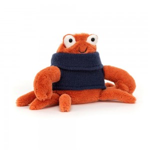 Animals Jellycat Cozy Crew Crab 12cm x 10cm x 7cm Naranjas | México 2304XQDBC