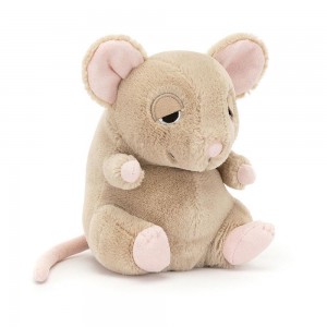 Animals Jellycat Cuddlebud Darcy Dormouse 16cm x 10cm x 8cm Beige | México 9024PRCXZ