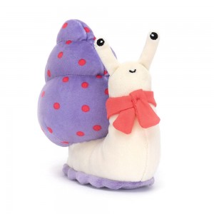 Animals Jellycat Escarfgot 15cm x 8cm x 12cm Morados | México 7618ZJSTK