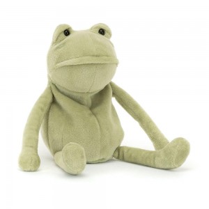 Animals Jellycat Fergus Frog 18cm x 7cm x 7cm Verdes | México 8170XZYSD