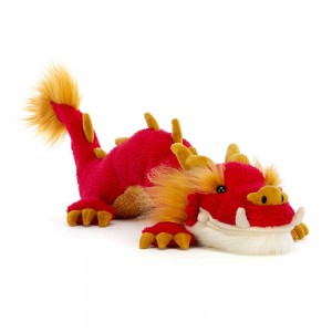 Animals Jellycat Festival Dragon 11cm x 18cm x 42cm Rojos | México 0694OHMLY