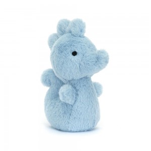 Animals Jellycat Fluffy Seahorse 12cm x 4cm x 6cm Azules | México 4705CISJF