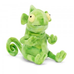 Animals Jellycat Frankie Frilled-Neck Lizard 25cm x 10cm x 15cm Verdes | México 6308BZLVG