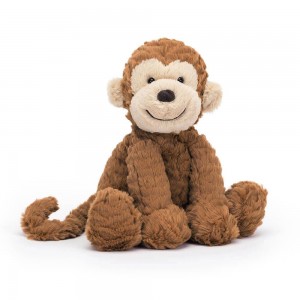 Animals Jellycat Fuddlewuddle Monkey 23cm x 13cm x 9cm Marrom | México 4078XDRQC