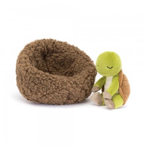 Animals Jellycat Hibernating Tortoise 9cm x 13cm x 13cm Verdes | México 8964QHNUF
