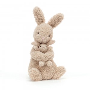 Animals Jellycat Huddles Bunny 26cm x 14cm x 10cm Beige | México 7930DVBTJ
