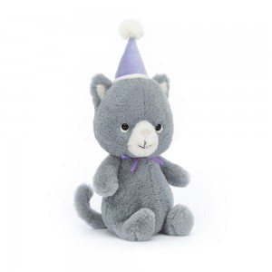 Animals Jellycat Jollipop Cat 8.7in x 3.5in x 3.1in Grises | México 9407AOMHQ