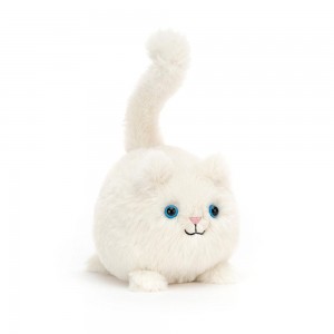 Animals Jellycat Kitten Caboodle 10cm x 9cm x 11cm Negros | México 5871TBKDV