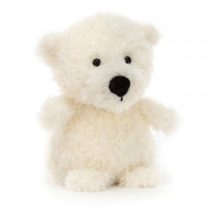 Animals Jellycat Little Polar Bear 18cm x 10cm x 8cm Blancos | México 7924YJSLM
