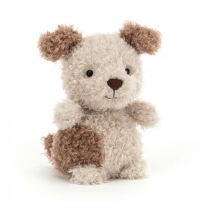 Animals Jellycat Little Pup 7.1in x 3.9in x 3.1in Marrom | México 7209JMEKQ