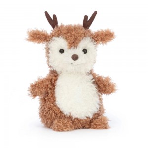 Animals Jellycat Little Reindeer 7.1in x 3.9in x 3.1in Marrom | México 7201UPOVY
