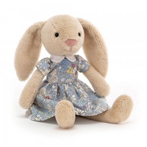 Animals Jellycat Lottie Bunny Floral 27cm x 7cm x 5cm Beige | México 4219TYPVE
