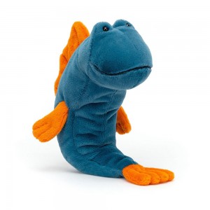 Animals Jellycat Mack Mudskipper 23cm x 9cm x 20cm Azules | México 2481TGDHP
