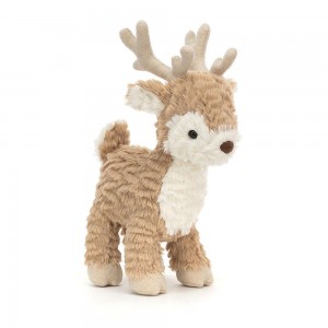 Animals Jellycat Mitzi Reindeer 25cm x 8cm x 13cm Beige | México 3952TKYBU