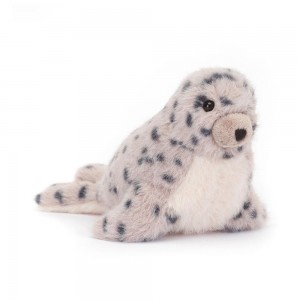 Animals Jellycat Nauticool Spotty Seal 8cm x 5cm x 14cm Beige | México 5918UFIAN