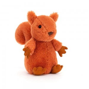 Animals Jellycat Nippit Squirrel 14cm x 7cm x 6cm Naranjas | México 9468RIXGW