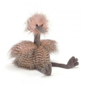 Animals Jellycat Odette Ostrich 44cm x 12cm x 18cm Rosas | México 3976BOLAU