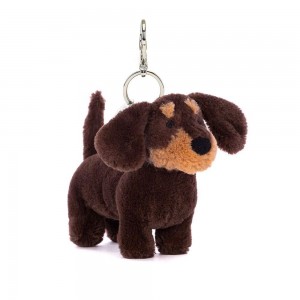 Animals Jellycat Otto Sausage Dog 12cm x 4cm x 11cm Marrom | México 9612ODRJB