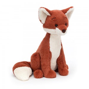 Animals Jellycat Quinn Fox 38cm x 22cm x 20cm Naranjas | México 0427LEUSQ
