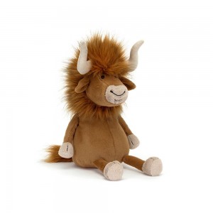 Animals Jellycat Ramone Bull 33cm x 13cm x 14cm Marrom | México 1263UAGVS