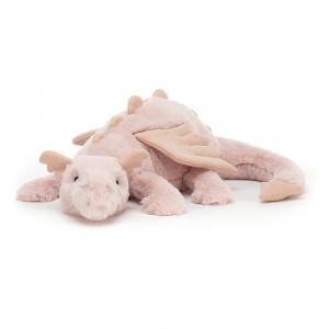 Animals Jellycat Rose Dragon 12cm x 14cm x 50cm Rosas | México 3521DGCIM