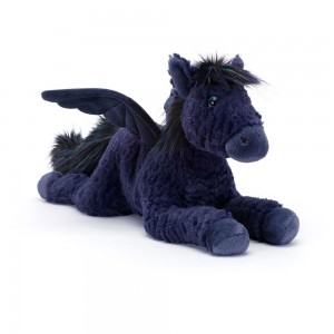 Animals Jellycat Seraphina Pegasus 23cm x 16cm x 49cm Azules | México 4819QDSNW