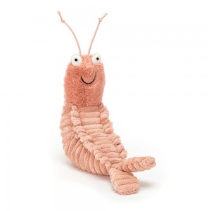 Animals Jellycat Sheldon Shrimp 17cm x 7cm x 22cm Rosas | México 1396PCHIL