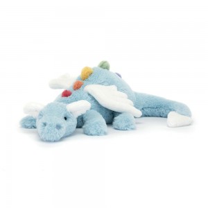 Animals Jellycat Sky Dragon 12cm x 14cm x 50cm Azules | México 3792ETVLF