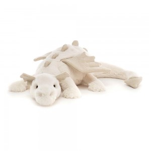 Animals Jellycat Snow Dragon 12cm x 14cm x 50cm Blancos | México 4352KMOWH