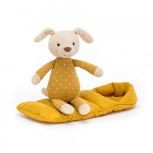 Animals Jellycat Snuggler Puppy 9.1in x 4.7in x 2.4in Marrom | México 3702FGHOR