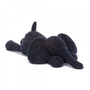 Animals Jellycat Splootie Elephant 16cm x 18cm x 42cm Azules | México 2108BZXRC