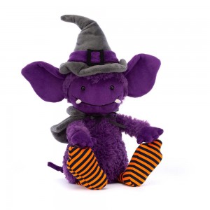 Animals Jellycat Spooky Greta Gremlin 30cm x 10cm x 9cm Morados | México 9130DIVQK