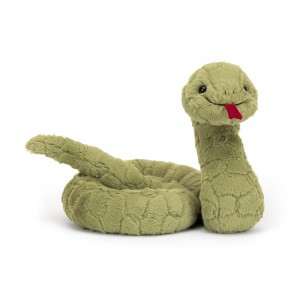 Animals Jellycat Stevie Snake 19cm x 10cm x 24cm Verdes | México 6239BHNWD