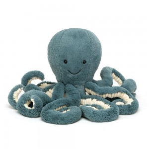 Animals Jellycat Storm Octopus 27cm x 10cm x 10cm Azules | México 7235IXTWH