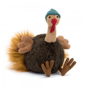 Animals Jellycat Theo Turkey 29cm x 14cm x 20cm Marrom | México 1034GJADC